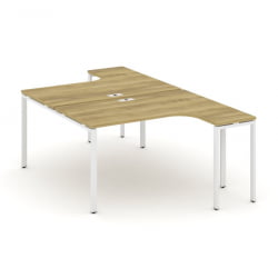 Рабочая станция CОНCЕПТ CН.ДСА-001 Дуб Винченцо Белый / CONCEPT CN.DSA-001