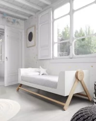 Комод пеленальный Микуна Свинг Б-1837 Вхите/Ватервоод / Micuna Swing B-1837 White/Waterwood