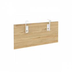 Царга для стола на металлокаркасе ОНИКС О.М-CС-0 Тиквуд Светлый/Белый / ONIX O.M-CS-0