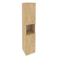 Шкаф высокий узкий левый ОНИКС О.СУ-1.5(Л) Тиквуд Светлый / ONIX O.SU-1.5(L)