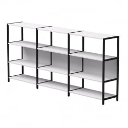 Набор стеллажных систем Еверпроф ЕВО №3 Белый Черный / Everprof EVO