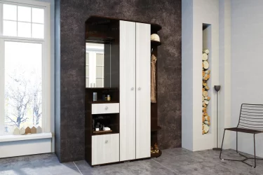 Прихожая Ясень шимо темный/Ясень шимо светлый