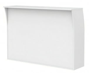 Стойка ресепшн прямая ИМАГО РС-4 Белая / IMAGO