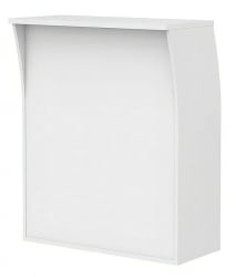 Стойка ресепшн прямая ИМАГО РС-1 Белая / IMAGO