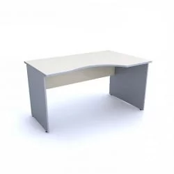 Стол письменный правый СА-2 Пр Клен/металлик