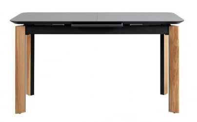 Стол раскладной Комби Гласс 120-150 Аутоматиc Натур/Дэрк матте гласс / Combi Glass Automatic Natur/Dark matte glass