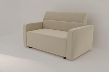 Диван прямой Уппса (Берхоусе) Цвет фасада: Серый велюр; Тип: Прямой; Материал фасада: Металл/Велюр / (Berhouse)