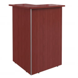 Стойка ресепшн угловая ДМC 88 (Л/Р) Бургунди / DMC (L/R)