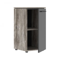 Шкаф-колонка с глухой малой дверью МОРРИС ТРЕНД МЛC 42.1 сосна Нордик Антрацит / MORRIS TREND MLC