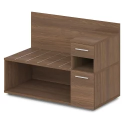 Тумба багажная с ящиком и дверью правый Орната 	Н-444 Пр Орех Вирджиния / Ornata