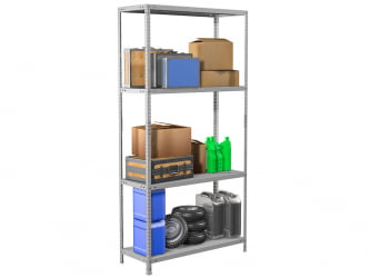Стеллаж МС Стандэрт 200КД/100кс40/4 / MS Standart 200KD/100x40/4