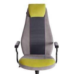 Кресло АВИАТОР флок, ткань , коричневый/бежевый/серый, 6/7/В-12 / AVIATOR 6/7/W-12