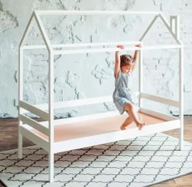Кровать-домик РооРоом кд-11 Белый / RooRoom