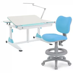Детский стол со стульчиками РИФ-7 Голубой / RIF-7