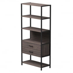 Набор стеллажных систем Еверпроф ЕВО №5 Дуб Пасадена Черный / Everprof EVO