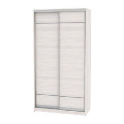 Шкаф-купе белый лдсп Б-220х120х60-1(ЯАС-Д7Д7) / B-220х120х60-1(ЯАС-D7D7)