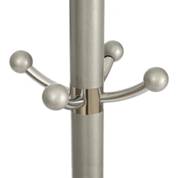 Вешалка Бара (мод. ГХ-8606) металл/хром/мрамор, 37 кс 37 кс 175 см, вхите (белый) / грей (серый) / Bara (mod. GH-8606) x x white grey