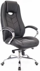 Кресло руководителя Дрифт М кожа Черный / Drift M