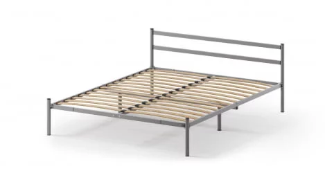 Кровать Метта 1200кс2000 Серая / 1200x2000