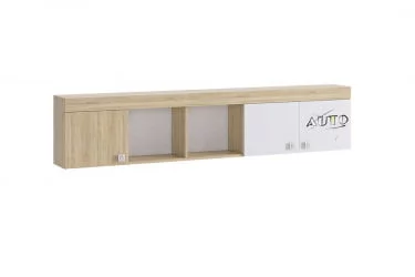 Полка Форсаж МКФ-04 Дуб сонома/белый / MKF-04