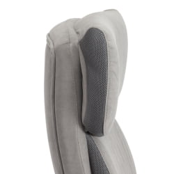 Кресло руководителя Дуке метал БЛ велюр, серый, 29/ТВ-12 / Duke metal BL 29/TW-12