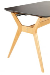 Стол раздвижной Нарвик Серамиc 140-180 Аутоматиc Натур/Дэрк марбле / Ceramic Automatic Natur/Dark marble