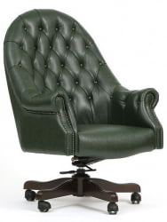 Кресло руководителя Карпаччо ДЛ-050 (Кожа Мадрас 6кат.) / DL-050 Madras