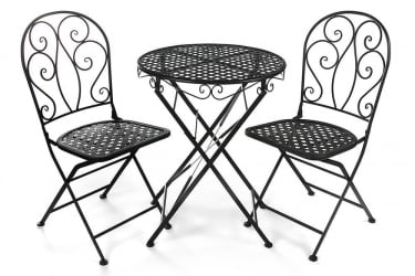 Маленький обеденный стол Сеcрет Де Маисон Патио черный / Secret De Maison Patio