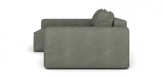 Диван угловой Лофт левый ткань ДЖаспер виридиан (1760*2320*810) Серо-зеленый, 2117898/50635/8 / Jasper viridian