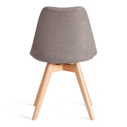 Стул ТУЛИП СОФТ (мод. 053В) дерево/пластик/ткань, 49,5 кс 54,5 кс 84 см, Серый (Грей) ЛЙ1701-26 / TULIP SOFT (mod. 053V) x x (Grey) LY1701-26