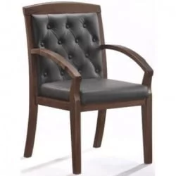 Конференц-кресло Ечаир-422 КР 325295 Черное / Echair-422 KR