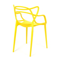 Стул Кат Чаир (мод. 028) пластик, 53 кс 59 кс 82,5 см, желтый (Иеллов И-01) / Cat Chair (mod. x x (Yellow Y-01)