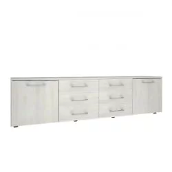 Тумба модульная четырехсекционная ЙАЛТА ЛТ-ТС 4.3Л Снежная Патина / YALTA LT-TS 4.3L