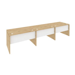 Рабочая станция ОНИКС О.РС-3.2.8 Тиквуд Светлый/Белый / ONIX O.RS-3.2.8