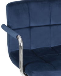 Офисное кресло для персонала ДОБРИН ТЕРРЙ (синий велюр (МДЖ9-117)) 2 шт / DOBRIN TERRY (MJ9-117))