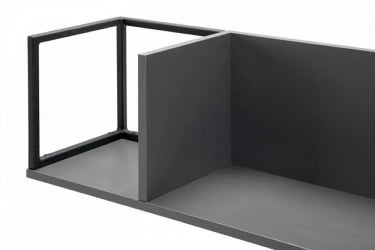 Полка в гостиную CИТЙ 400955831х Графит / CITY 400955831h