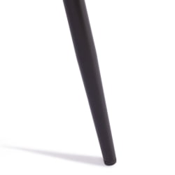 Металлический стул БРЕЕЗЕ (мод. ДЖСC-58) Велюр/металл , 44 х 53 х 86 см, cреамй (кремовый) ХЛР 5 / черный / BREEZE (mod. JSC-58) creamy HLR