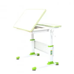 Школьная парта РИФФОРМА Комфорт-80 Белый Зеленый / RIFFORMA Comfort-80