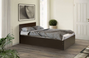 Кровать на уголках №4 1200*2000 Дуб молочный