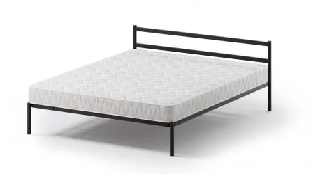 Кровать Метта 1200кс2000 Черная / 1200x2000