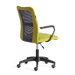 Кресло СТАФФ флок/ткань, олива/серый, 23/В-12 / STAFF 23/W-12