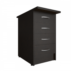 Тумба приставная (с замком) Рива А.ТП-4.2Ф-С Венге Цаво / Riva А.ТП-4.2F-S