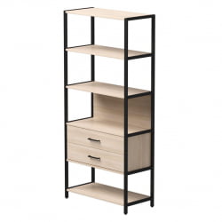 Набор стеллажных систем Еверпроф ЕВО №5 Дуб Соната Черный / Everprof EVO