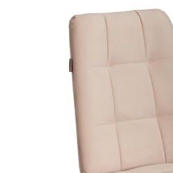 Стул обеденный Асти велюр, молочный/черный, (Порсче 2) / Asti (Porsche