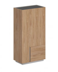 Шкаф высокий правый Оливер ОЛ-060-20-15.ГН.ГН.ГН.Р Гикори натуральный / Oliver OL-060-20-15.GN.GN.GN.R