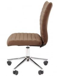 Офисное кресло CХАИРМАН 033 велюр Коричневый / CHAIRMAN