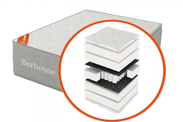 Матрас МЕГА Элит Блитц ТФК Грай Нигхт (Берхоусе) Размер: 1600х2000 мм / MEGA TFK Gray Night (Berhouse)