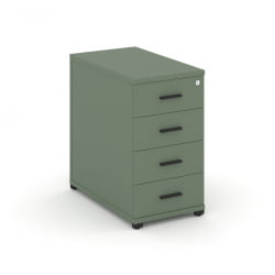 Тумба приставная с 4-мя ящиками CОНCЕПТ CН.ТГО-002 Б/В Кобо Черный / CONCEPT CN.TGO-002 B/W