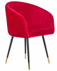 Стул обеденный ДОБРИН МАРЙ Малиновый велюр 1922-14 / DOBRIN MARY