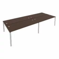 Рабочая станция на 4 раб.места Метал Сйстем Б.СМ-4.5 Венге/Серый / Metal System